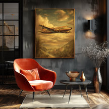 Voo da Era de Ouro — Avião de Linha DC-6 Los Angel