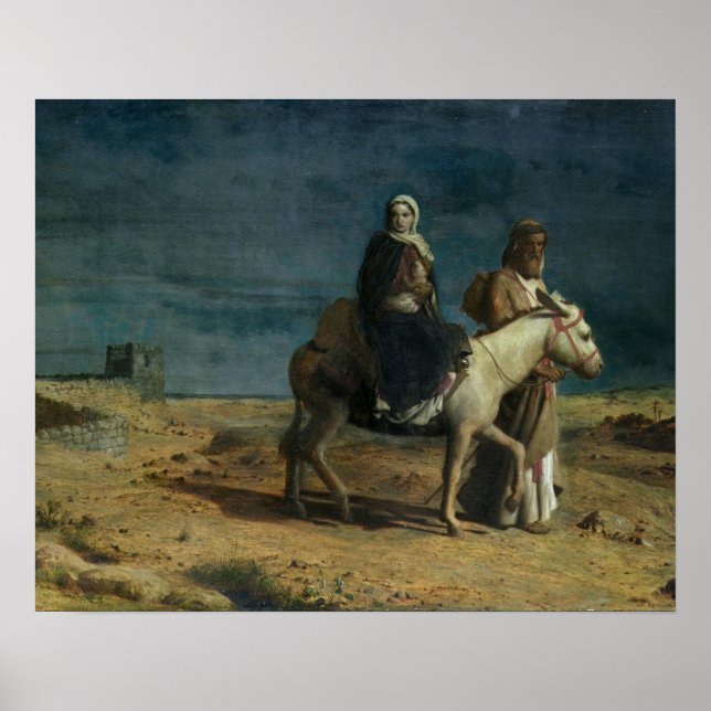 Pôster Voo da Espada de Herodes, 1880 (óleo em c (Frente)