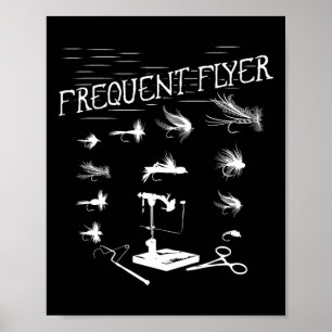 Poster Voo Pescaria Pescoço Engraçado Pescaria Natal Pai
