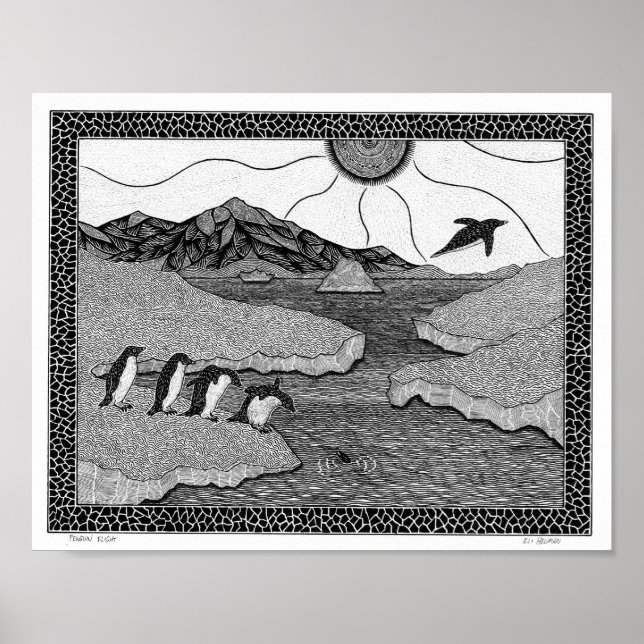 Poster Voo Pinguim (Frente)