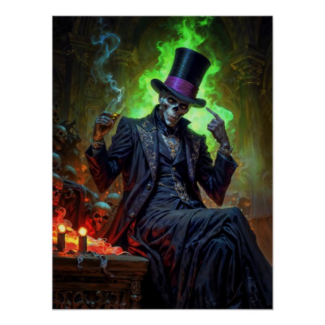 Pôster Voodoo Gentleman Baron Samedi (Frente)