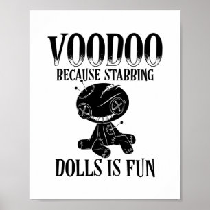 Poster Voodoo Sayings Presente de Maldição Mágica de