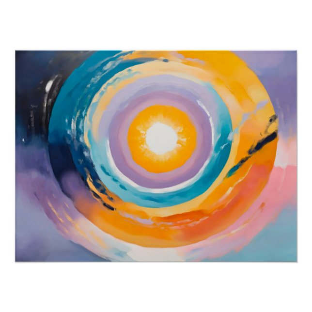 Pôster Vórtex Cósmico: Embraço Solar (Frente)