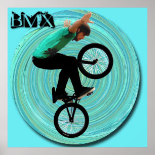 Pôster Vortex de BMX, Copyright Karen J Williams
