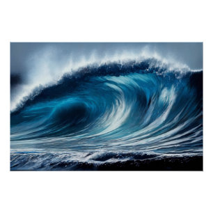 Pôster Vórtice Azul