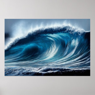 Poster Vórtice Azul