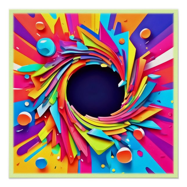 Pôster Vórtice da Arte Vitalícia (Frente)