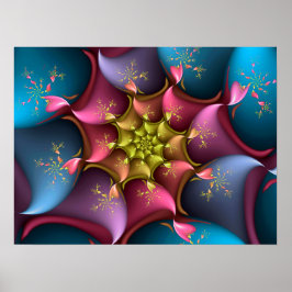 Poster Vórtice de Cores