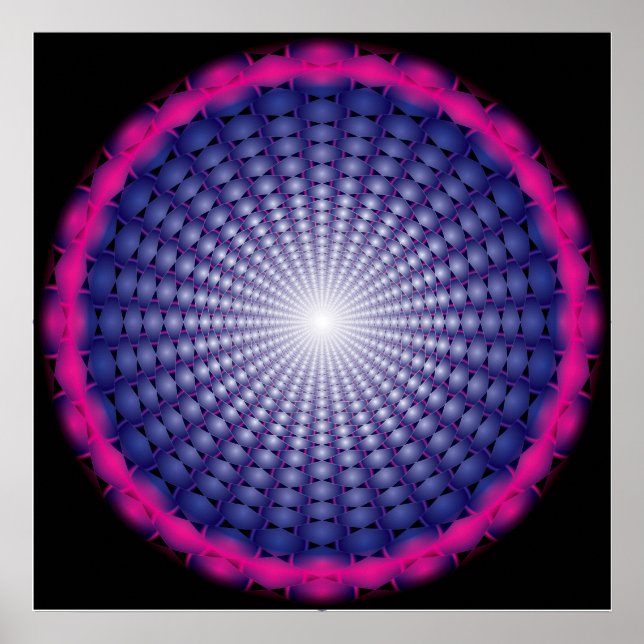 Pôster Vórtice Espiral (Frente)