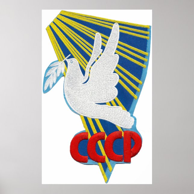 Poster Vostok 6 - 1rua do Spaceflight Patch (Frente)