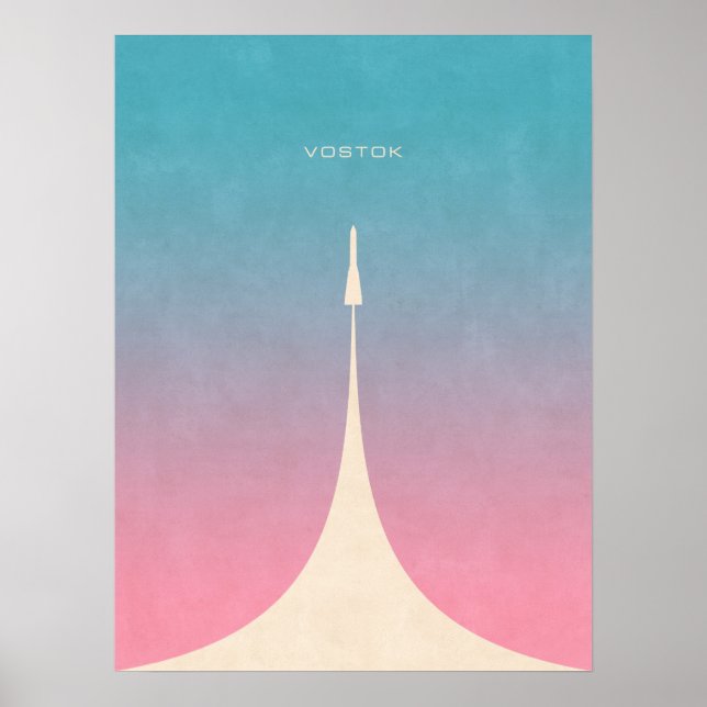 Poster Vostok Rocket - Plain (Frente)