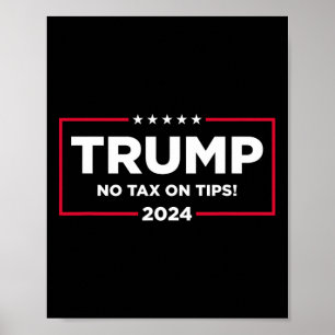 Poster Votação de Imposto sobre Gorjetas Trump 2024 Devol