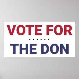 Poster Votação no Don (eleição dos EUA em 2020)