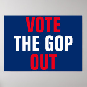 Poster Votar o protesto do GOP Out