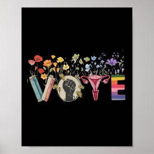 Poster Vote Como Ruth Enviou Você Flores Lgbt Prid Femini