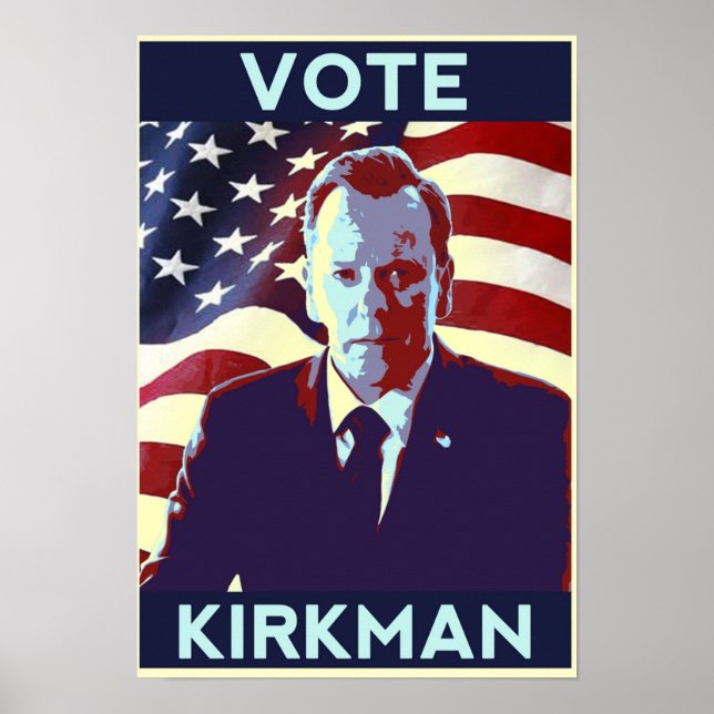Poster Vote em Tom Kirkman (Frente)
