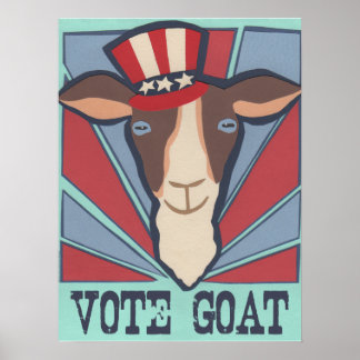 Pôster Vote Goat!