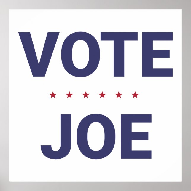Poster Vote Joe (eleições de 2020 nos EUA) (Frente)