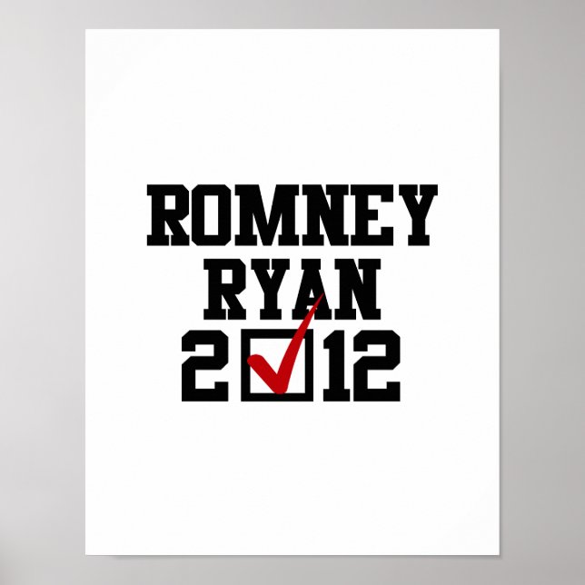 PÔSTER VOTE ROMNEY RYAN 2012 (Frente)