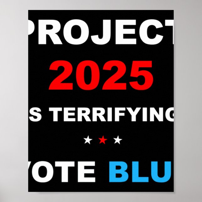 Poster Vote Save Democracy Stop Project 2025 1 (Frente)