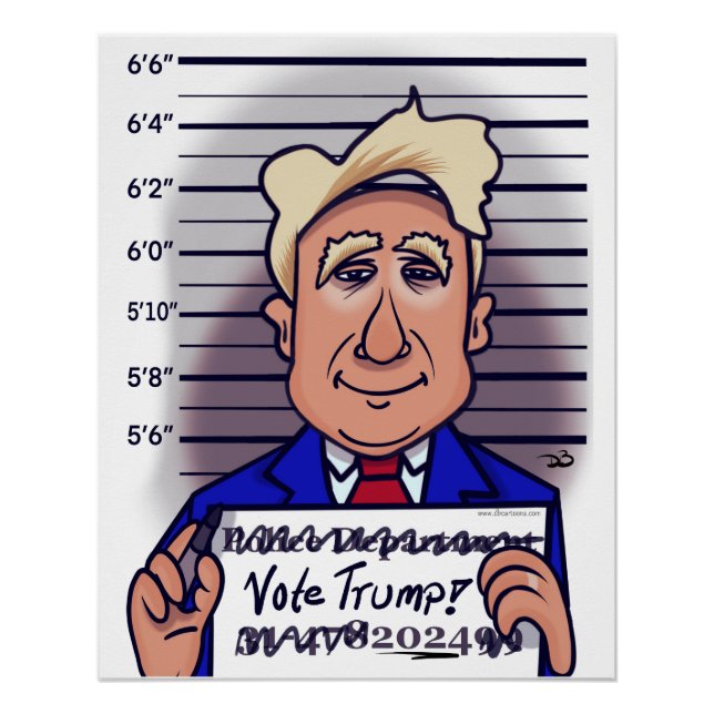 Pôster Vote Trump Glossy Poster (Frente)