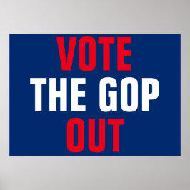 Poster Votem o protesto do GOP Out