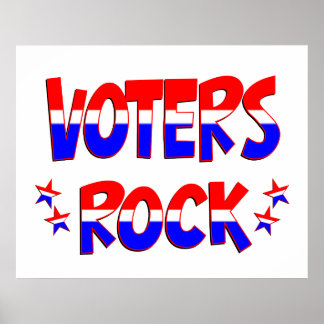 Poster Voters Rock