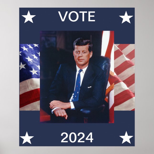 Poster Voto da campanha eleitoral política dos EUA (Frente)