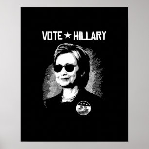 Pôster Voto Hillary - Bill para o primeiro Laddie --
