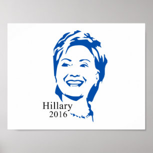 Poster Voto Hillary Clinton de Hillary 2016 para o