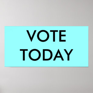 POSTER VOTO HOJE