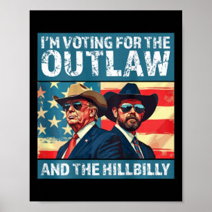 Poster Voto No Fora da Lei E No Caipira Trump