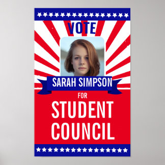 Poster Voto para Presidente de Classe: Eleição do Conselh