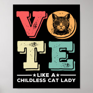 Poster Voto Retroativo Como Uma Mulher De Gato Sem Fios V