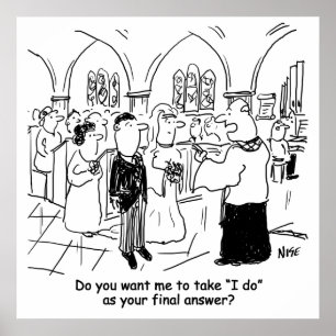 Poster Votos do Casamento - Faço Como Resposta Final