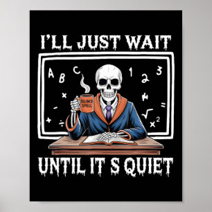 Poster Vou esperar até que seja o Cof do Halloween do Nas