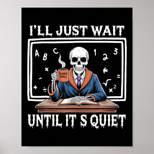 Poster Vou esperar até que seja o Cof do Halloween do Nas (Frente)