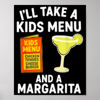 Vou Pegar Um Menu Infantil E Uma Margarita Mãe Div