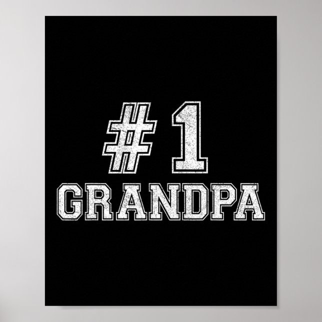 Poster Vovô Camisas Para Homens (Frente)