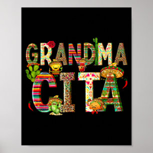 Poster Vovó cita cinco de maio festa mexicana combinando