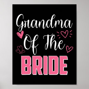 Poster Vovó Da Mulher Festa de casamento Da Família Para