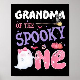 Poster Vovó De Halloween De Um primeiro aniversario Spook