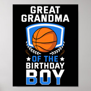 Poster Vovó excelente Da Família Birthday Boy Bysketbyll