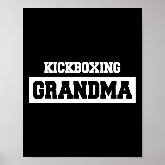 Poster Vovó Kickboxing - Kickboxer  (Frente)