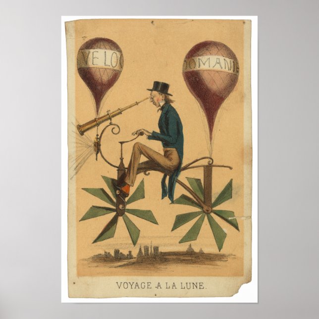 POSTER VOYAGE A LA LUNE (Frente)