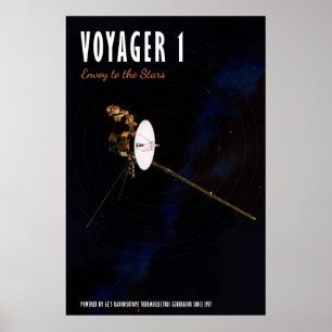 Poster Voyager 1 - Enviado às Estrelas