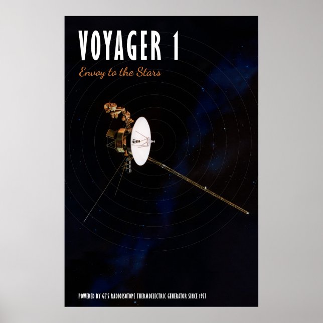 Poster Voyager 1 - Enviado às Estrelas (Frente)