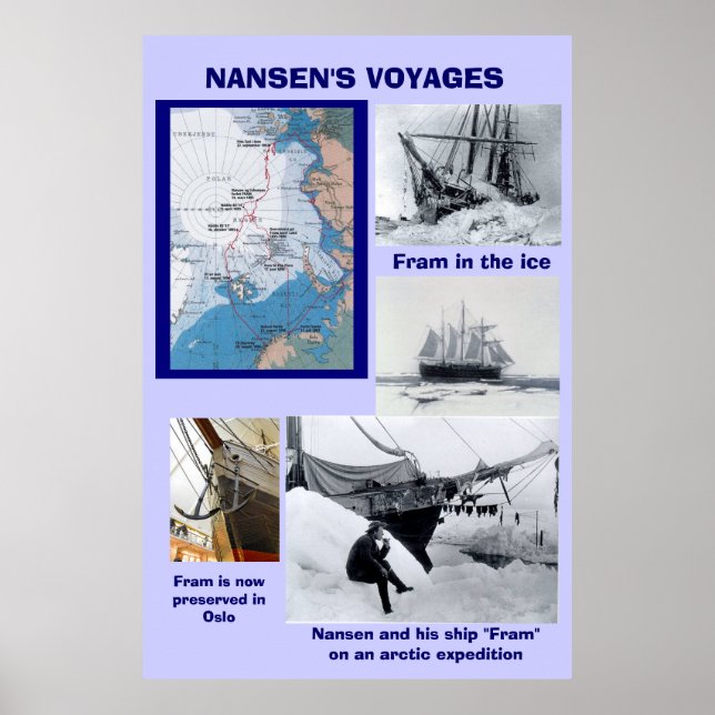 Pôster Voyages de Nansen, Fram (Frente)