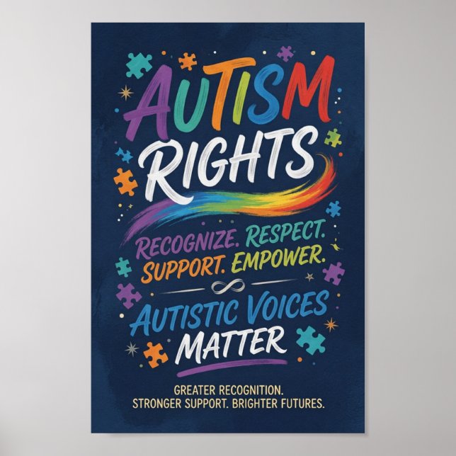 Poster Vozes do Autismo (Frente)