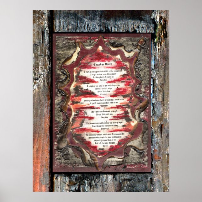 Pôster Vozes do dia a dia (Frente)